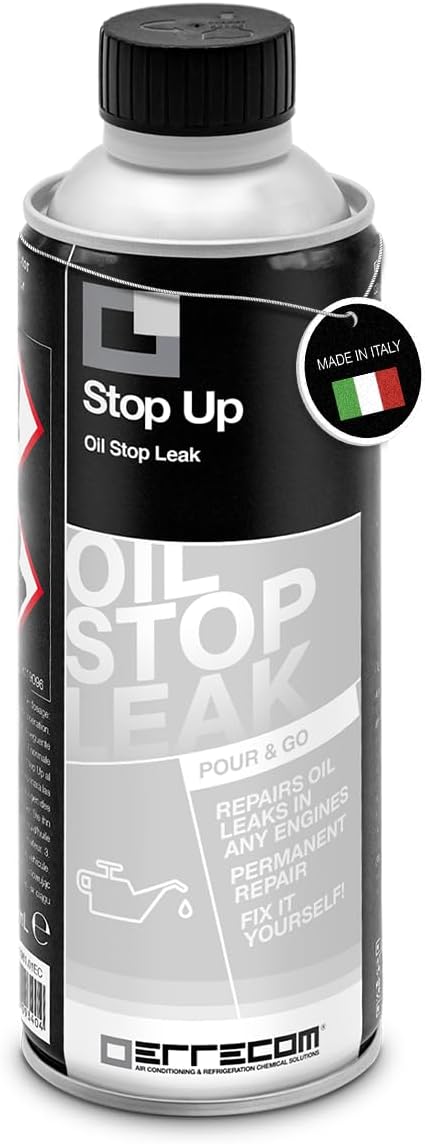 ERRECOM Stop Up, Engine Oil Stop Leak, 8 Fl.Oz Bottle (Engine Oil Stop Leak)