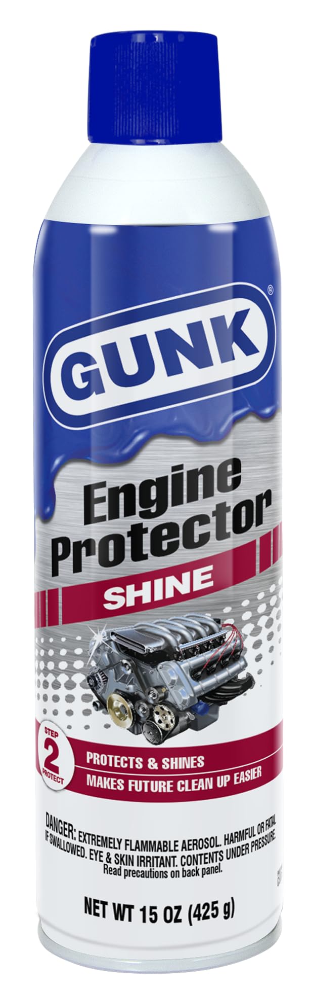 GUNK CEB1 Engine Shine Protector and Detailer, 15 Oz