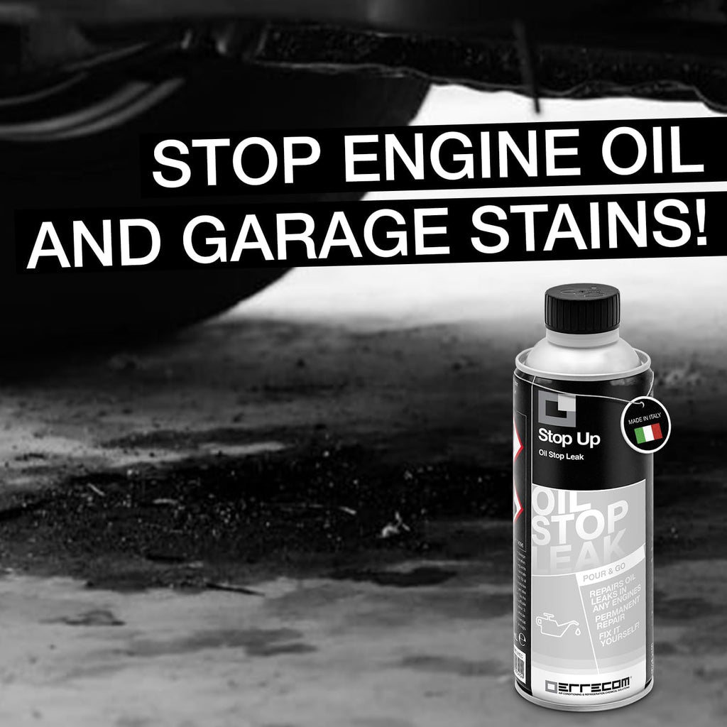 ERRECOM Stop Up, Engine Oil Stop Leak, 8 Fl.Oz Bottle (Engine Oil Stop Leak)